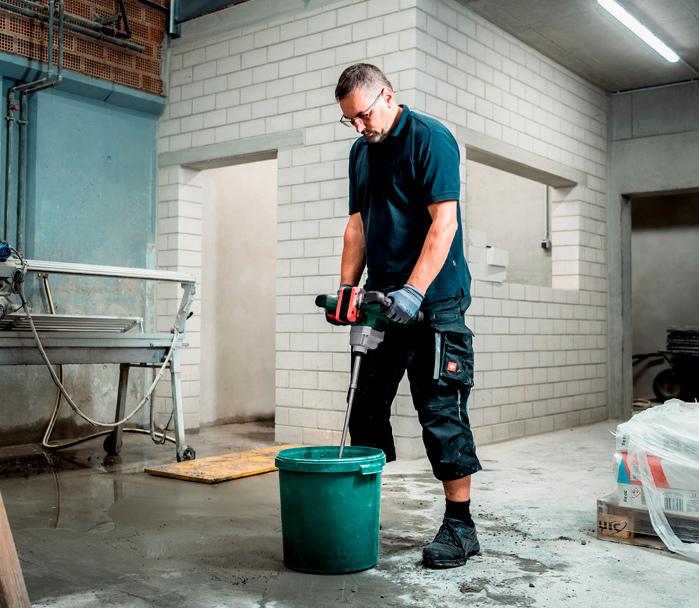 Миксер строительный  аккумуляторный (без АКБ) METABO RW18 LTX Bl 120 18В-5