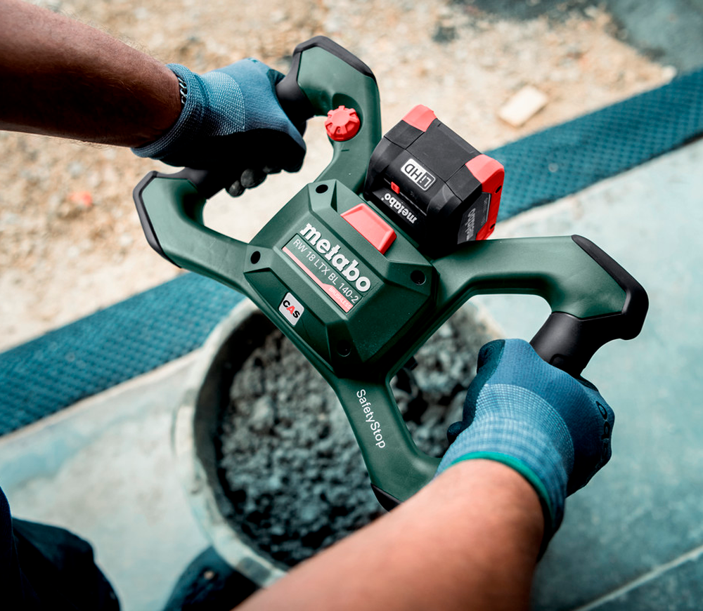 Mașină de amestecat mortar cu acumulator (fără bat) METABO RW18 LTX Bl 140-2 18V-7