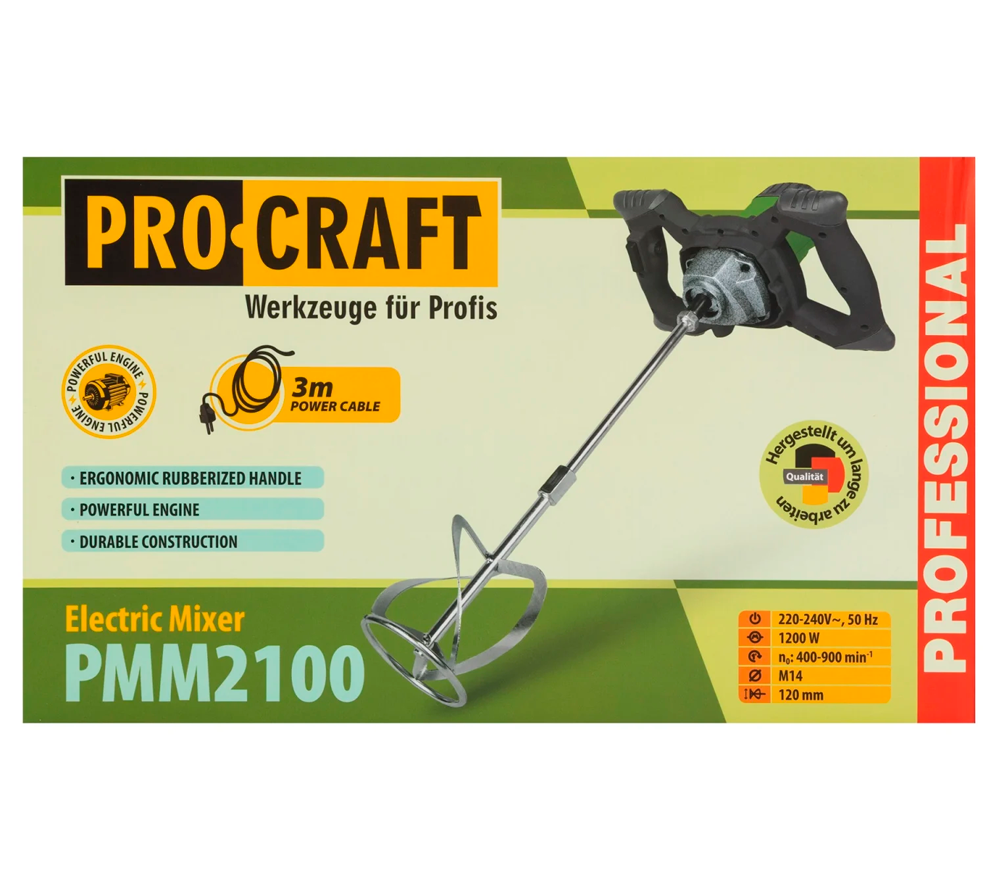 Mașină de amestecat mortar ProCraft PMM2100 1200w-9