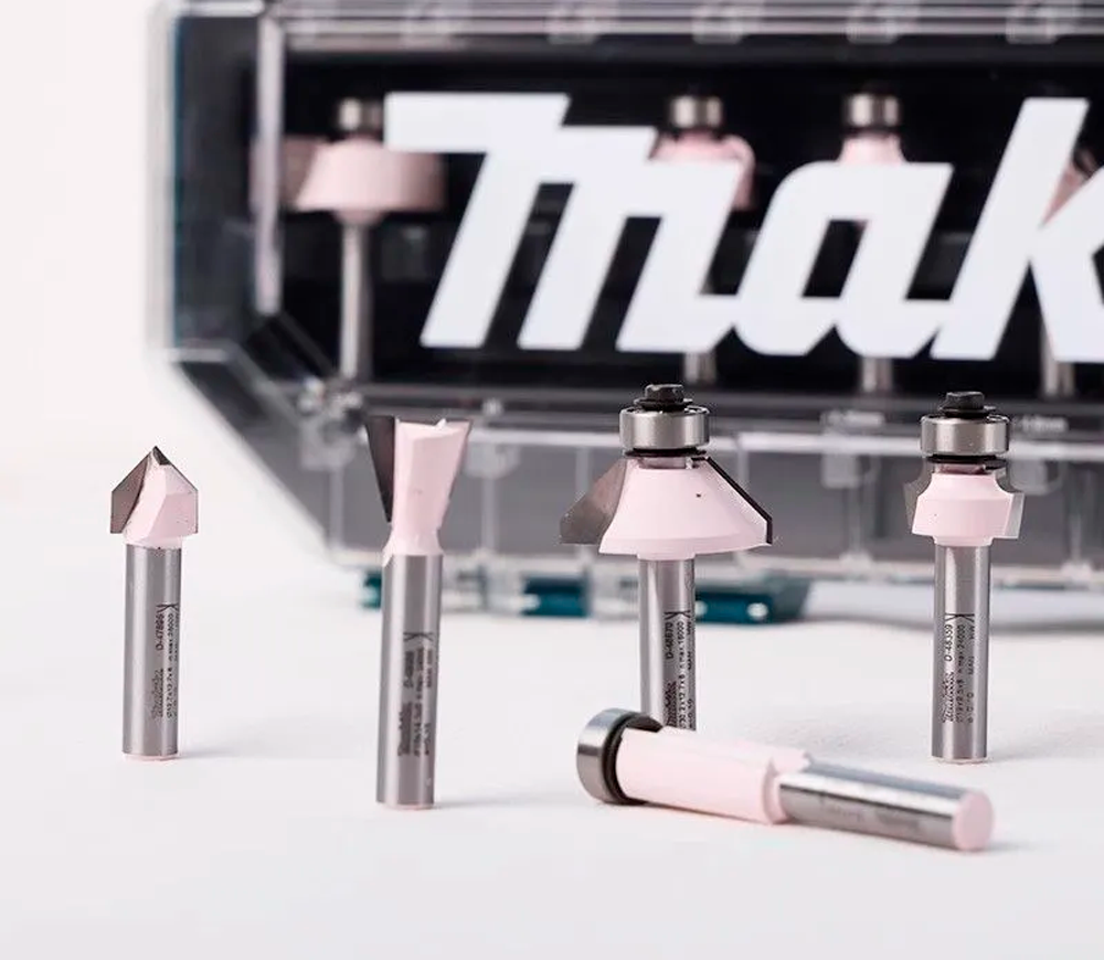 Набор 22 фрезы по дереву MAKITA D-74784 6.35-19мм-5