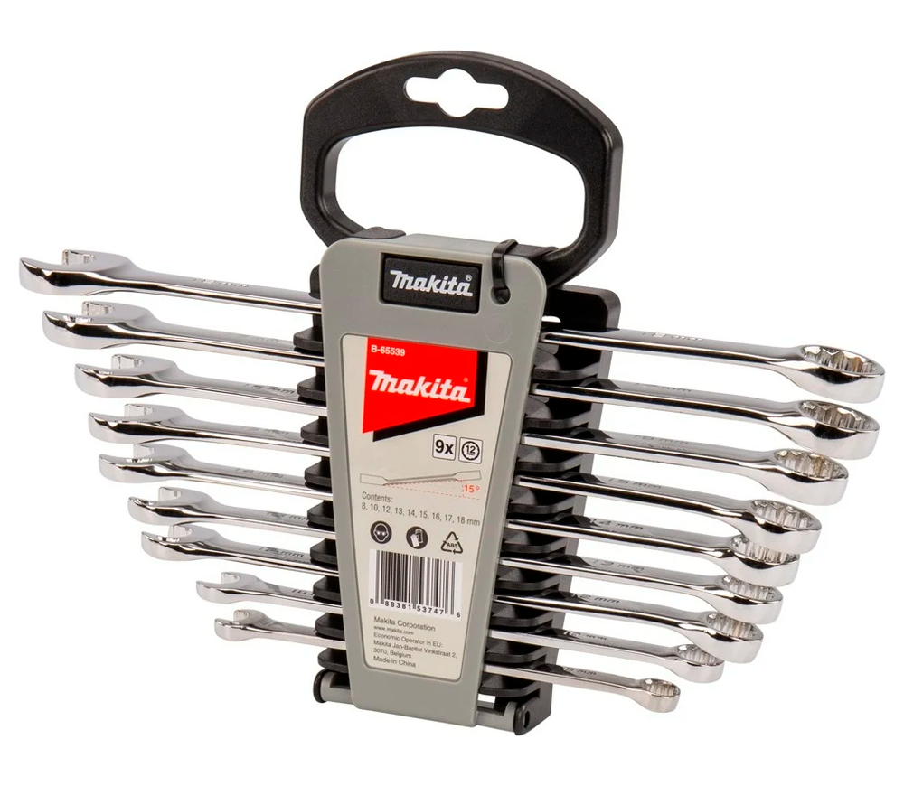 Set de chei combinate 9 buc MAKITA B-65539 8-18mm-3