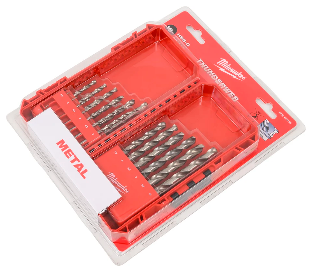 Set burghiuri pe metal MILWAUKEE 4932493869 1-19mm HSS-G-3