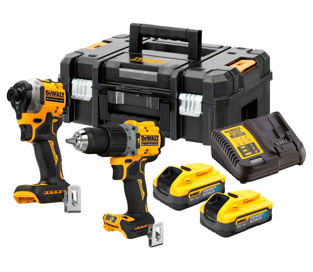 Set de unelte cu acumulator DEWALT DCK2050H2T-QW