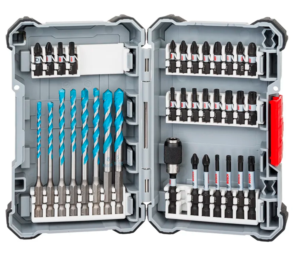 Set burghiuri și biți universal BOSCH Impact Control 3-8mm Oțel