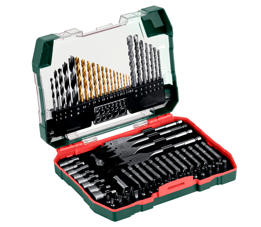 Set burghiuri și biți universal METABO Accessory set SP 1.5-25mm HSS-TIN