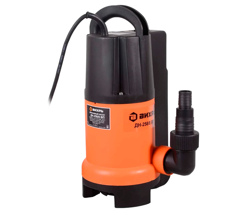 Pompă de drenaj VIHRI ДН-258/8 ВП 900w 15480l/h-5