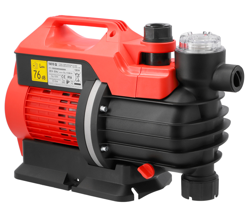 Pompă de grădină YATO YT85364 1300w 5000l/h-2