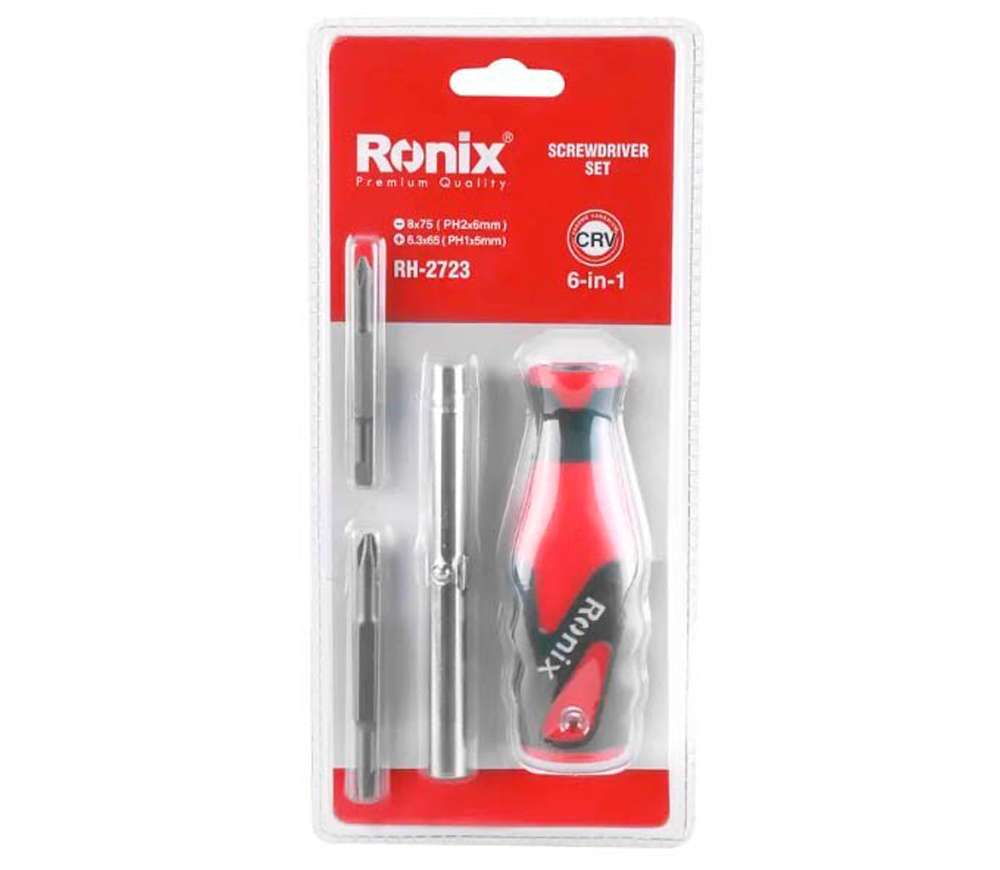 Отвертка 6в1 RONIX RH-2723-4