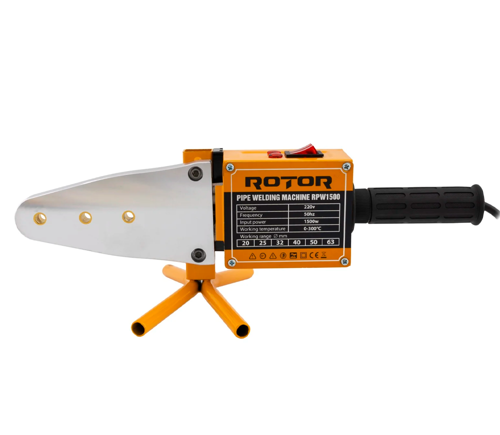 Aparat de lipit tevi din polipropilena ROTOR RPW1500 1500w 20/25/32/40/50/63mm-3