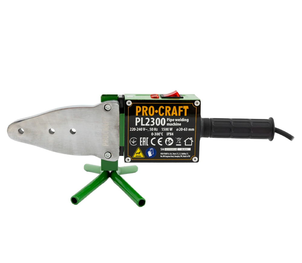 Aparat de lipit tevi din polipropilena ProCraft PL2300 1500w 20/25/32/40/50/63mm-8