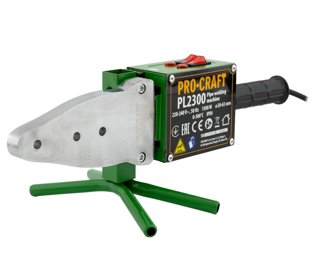 Aparat de lipit tevi din polipropilena ProCraft PL2300 1500w 20/25/32/40/50/63mm
