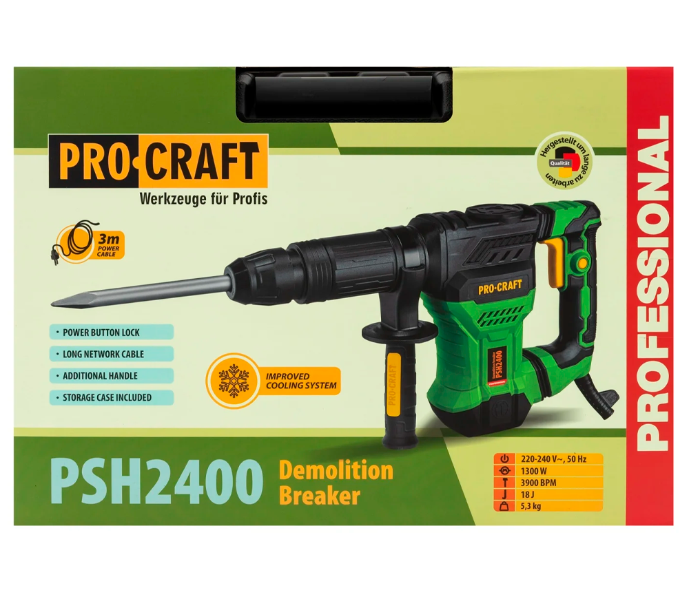 Ciocan demolator ProCraft PSH2400 1300w 18J-10