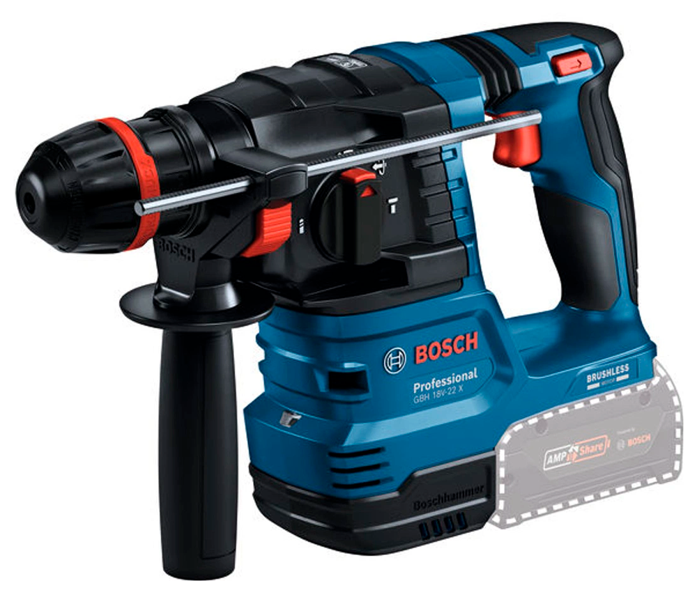 Ciocan rotopercutor cu acumulator (fără bat) BOSCH ONECHUCK GBH 18V-22 X 2J 18V