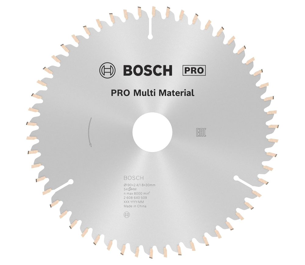Disc pentru fierastrau electric BOSCH MultiMaterial 190mm 2.4mm