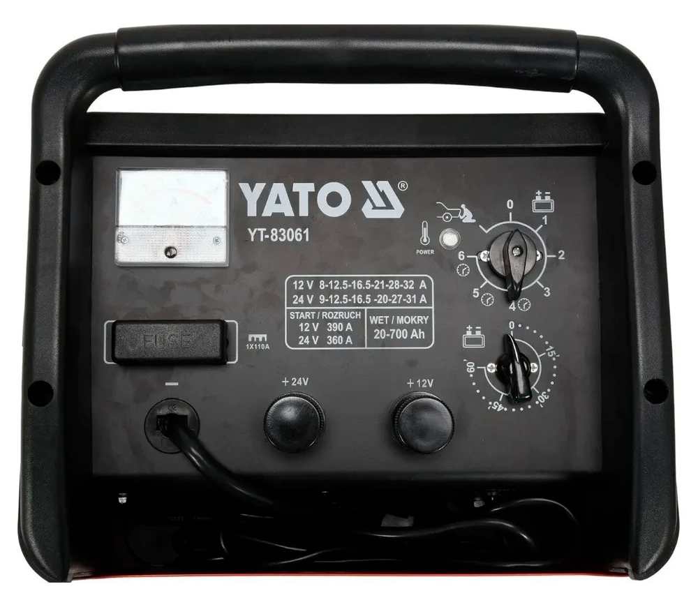 Dispozitiv de pornire-încărcare YATO YT83061 390A 12-24V-2