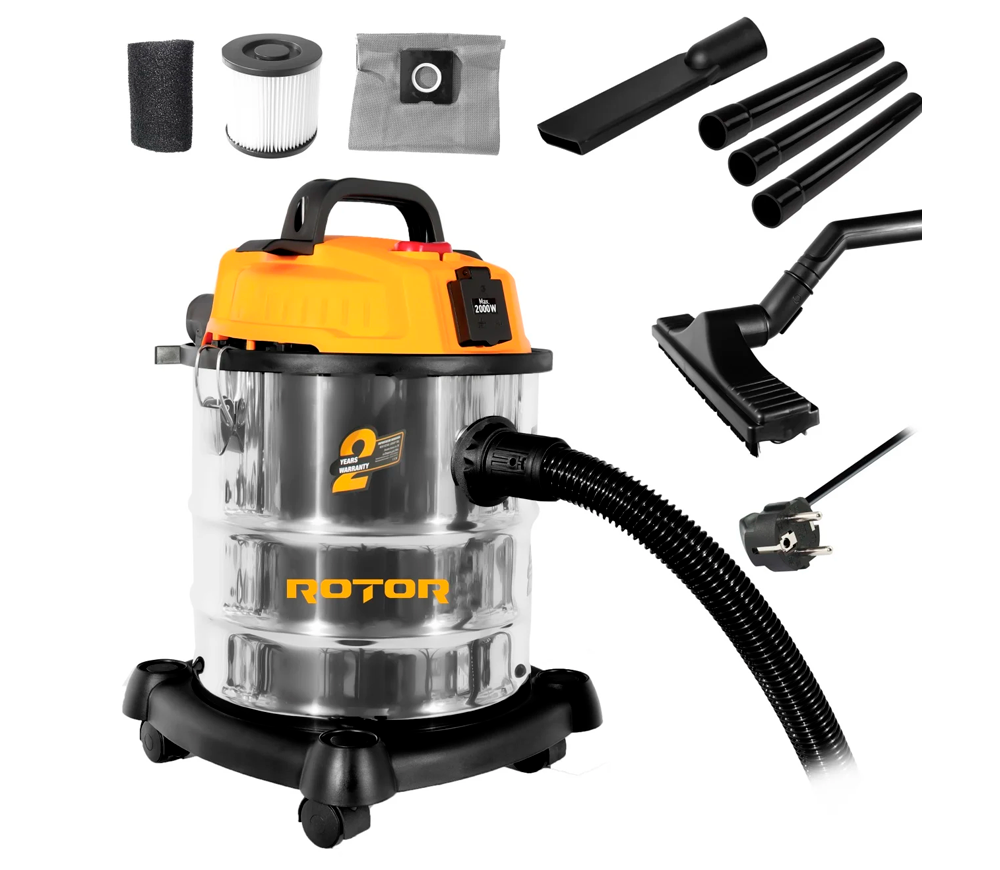 Aspirator industrial ROTOR RC-175 1200w 200mbar 20L