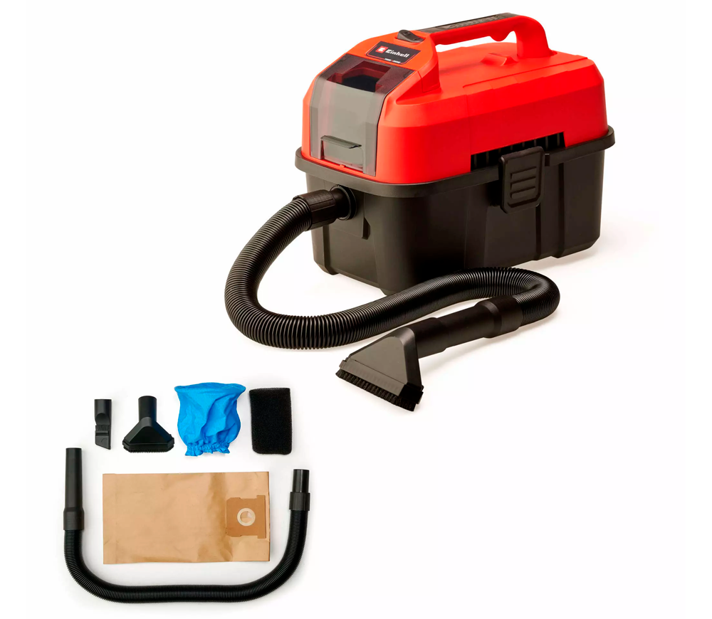Aspirator fără fir (fără bat) EINHELL TE-VC 18/10 Li-SOLO 18V 90mbar 10L
