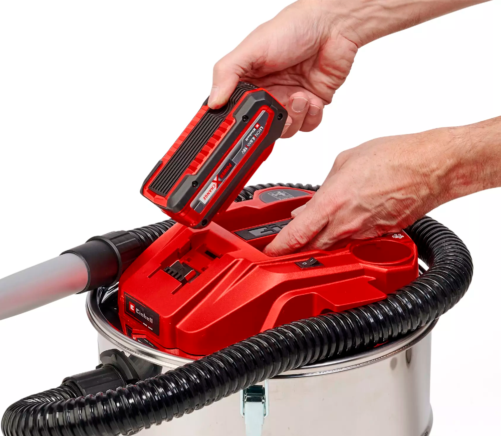 Aspirator wireless pentru cenușă (fără bat) EINHELL TE-AV 18/15 Li С-SOLO 18V 100mbar 15L-8