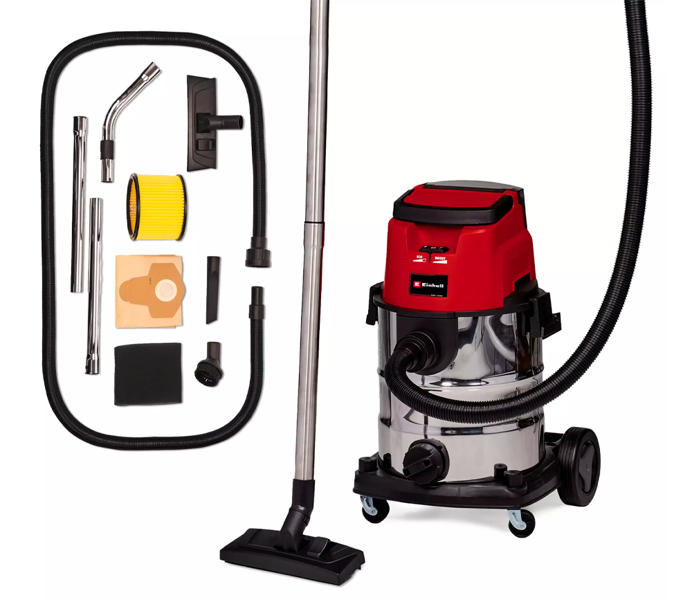 Aspirator industrial (fără bat) EINHELL TE-VC 36/25 Li S-Solo 2x18V 150mbar 25L