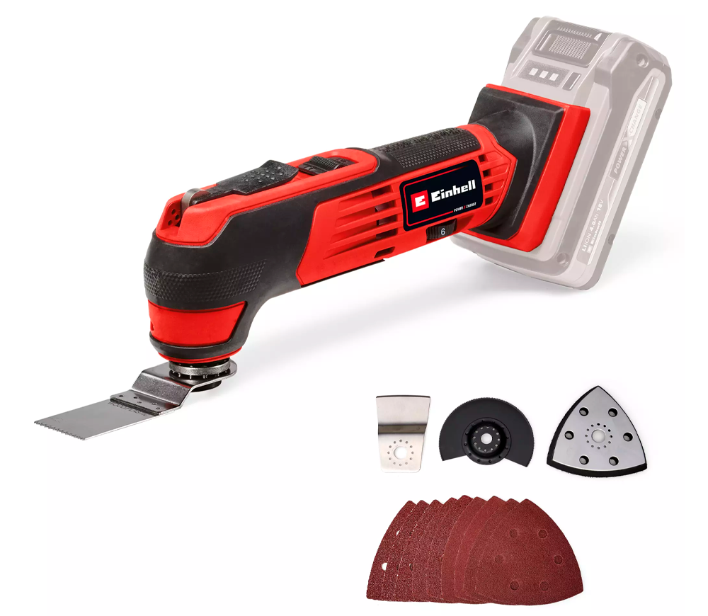 Uneltă multifuncțională fără fir (fără bat) EINHELL TE-MG 18/1 Li - Solo 18V 33000osc/min