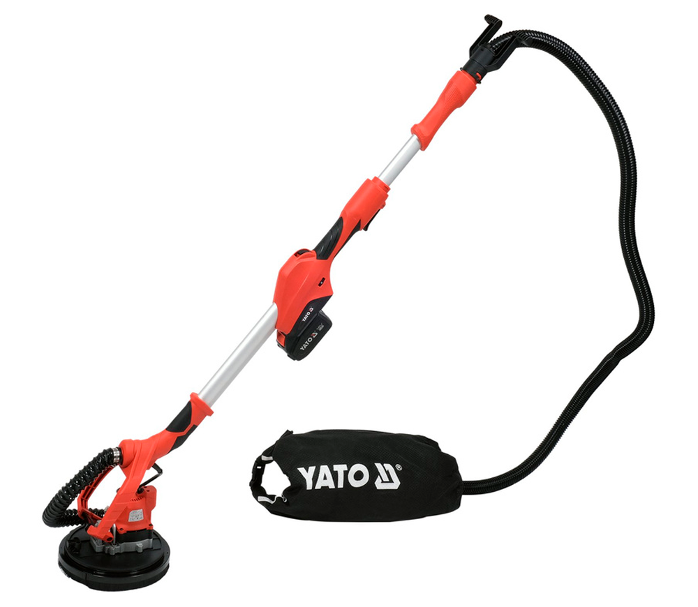 Mașină de șlefuit pereți extensibilă cu acumulator YATO YT82360 18V 4Ah 215mm