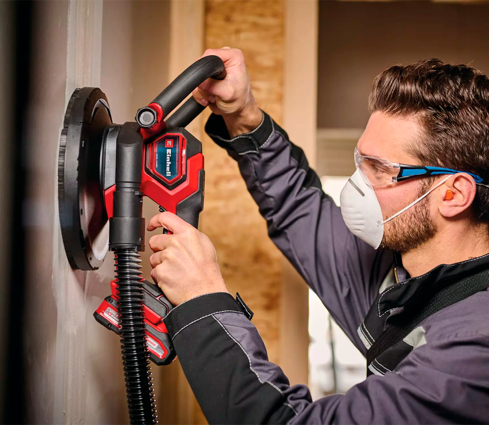 Mașină de șlefuit pereți fără fir (fără bat) EINHELL TP-DWS 18/225 Li BL Solo 225mm 18V-3