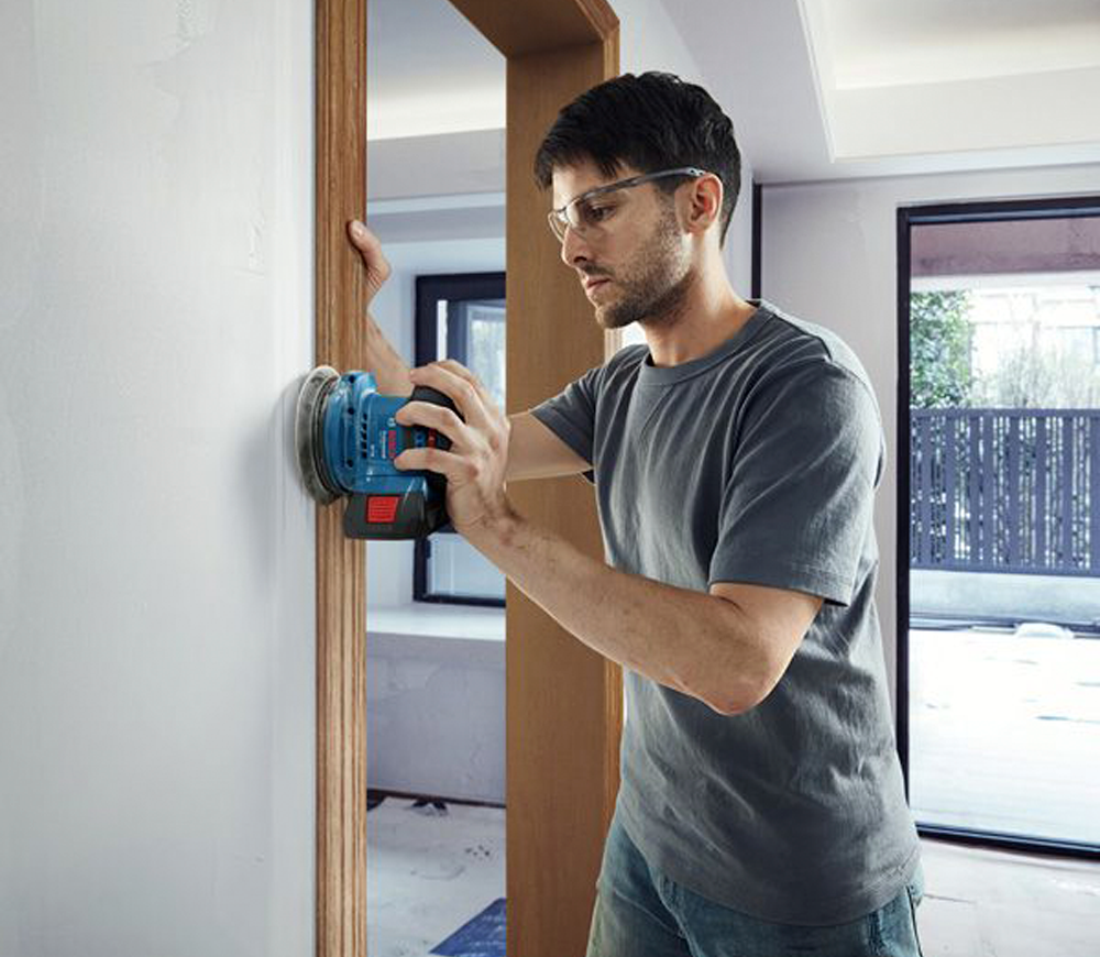 Mașină de șlefuit excentrică fără fir (fără bat) BOSCH GEX 185-Li 125mm 18V-5