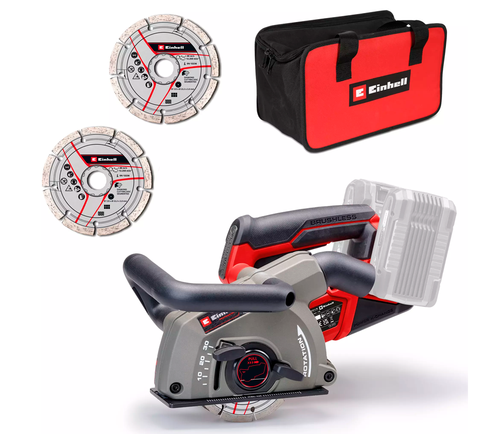 Mașină de tăiat canale cu acumulator (fără bat) EINHELL TP-MA 36/30 Li BL - Solo 2x18V