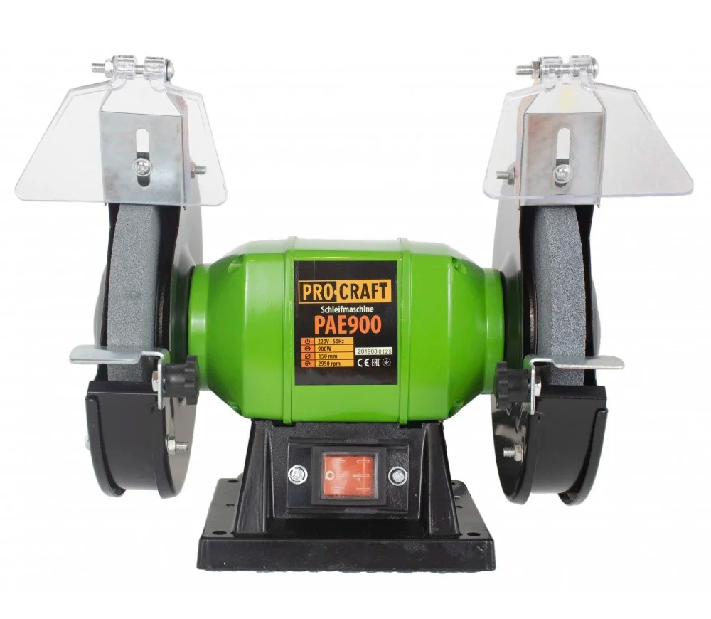 Polizor de banc ProCraft PAE1250 350w 200mm