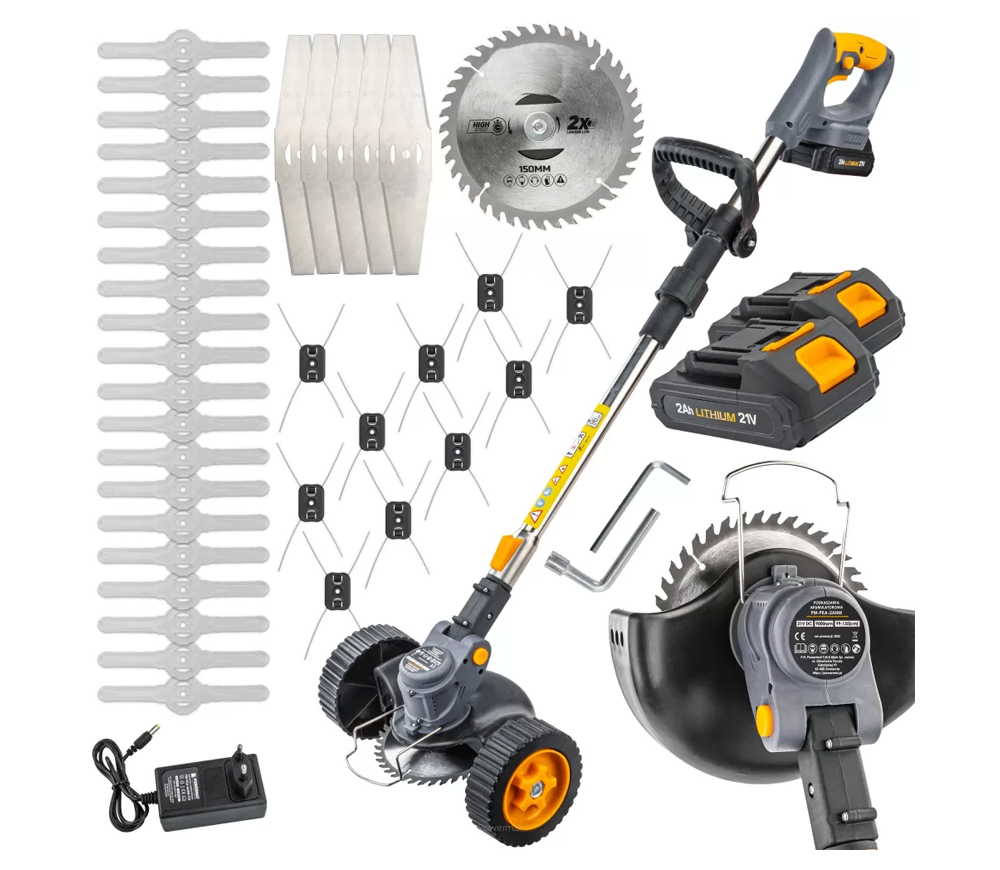 Trimmer cu acumulator POWERMAT PM-PKA-2AHM 21V 2Ah-2