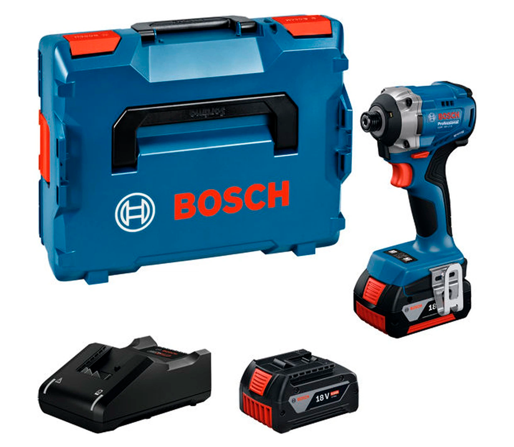 Винтовёрт аккумуляторный ударный BOSCH GDR 18V-215 18В 4Ач