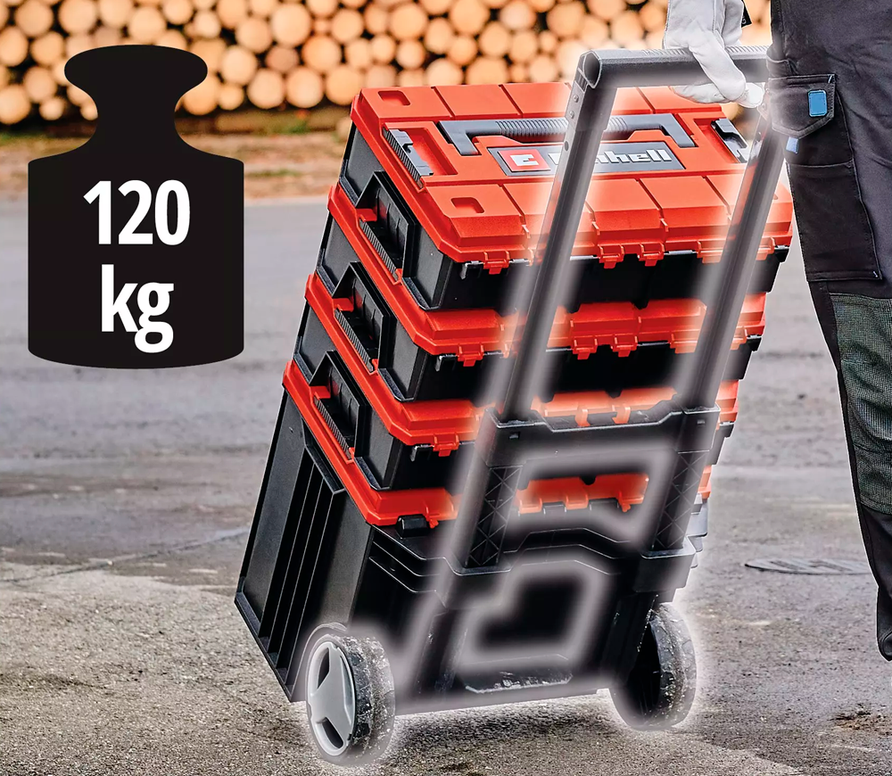 Cutie pentru scule cu 3 nivele EINHELL -CASE TOWER Plastic-4