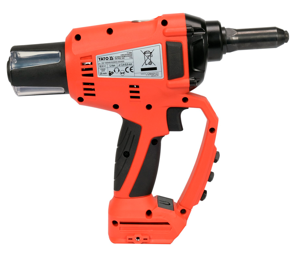 Nituitor cu acumulator (fără bat) YATO YT82956  18V-3