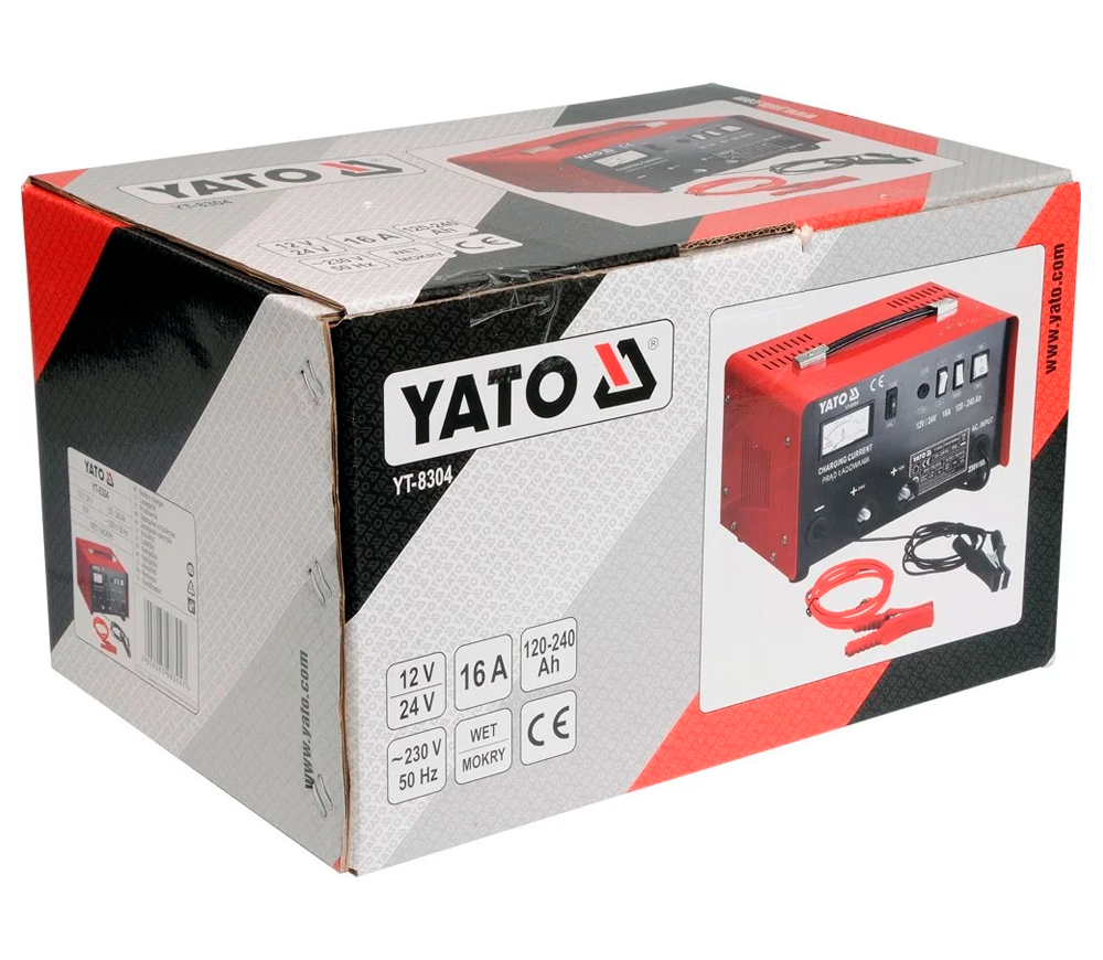 Incarcator acumlator YATO YT8304 16A 12-24V-2