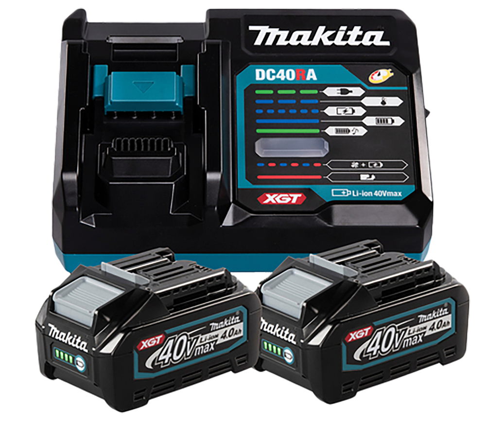 Încărcător cu 2 acumulatoare MAKITA 191L77-9 310w 40V 4A