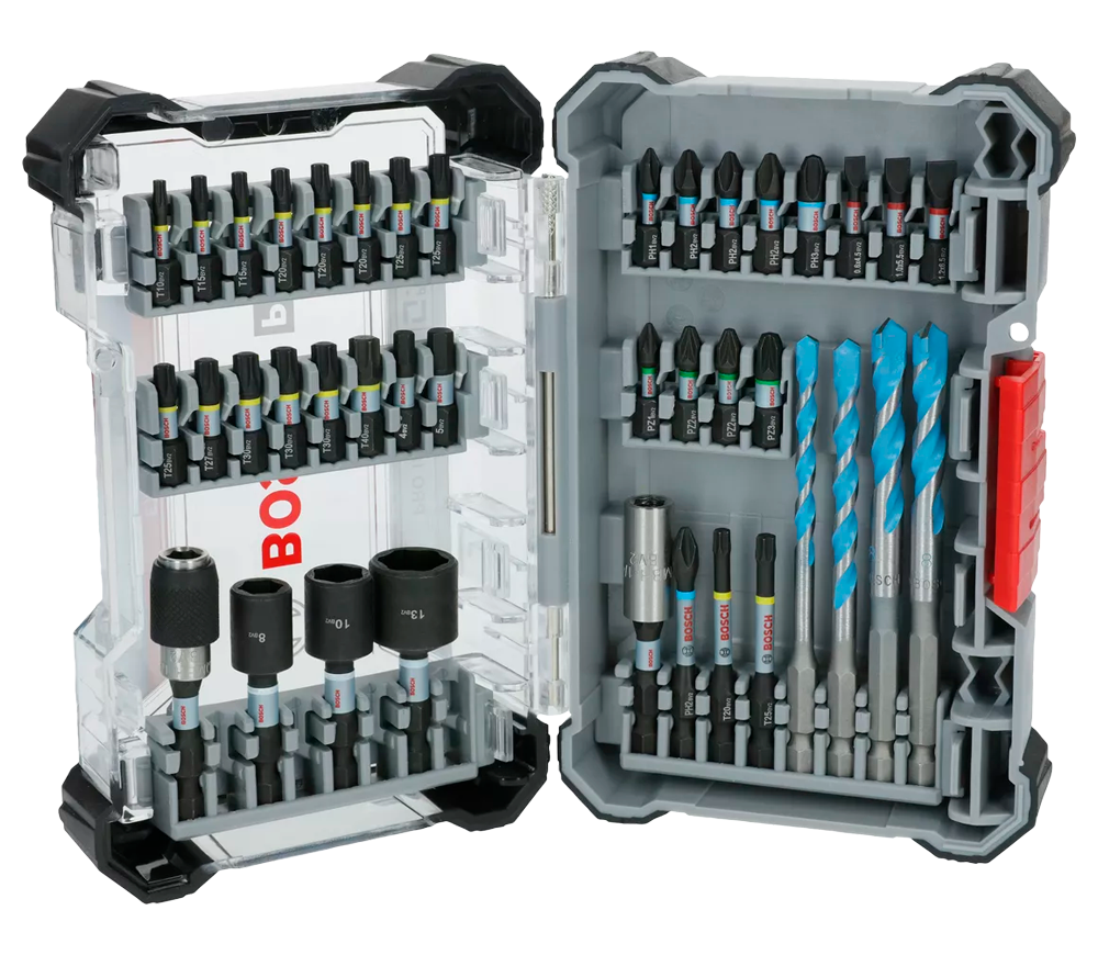 Set biți BOSCH  PRO Impact Mixed Set PH/PZ/TX 25/55mm