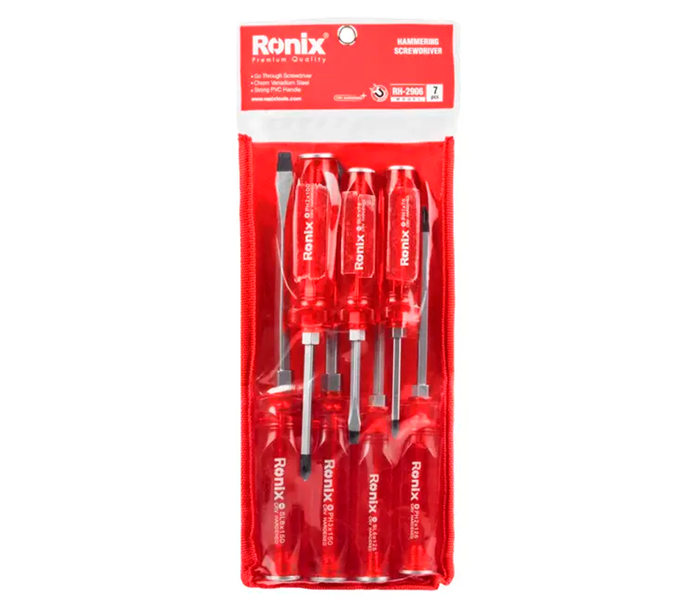 Set de șurubelnițe de impact 7 buc RONIX RH-2906 1-8mm-6