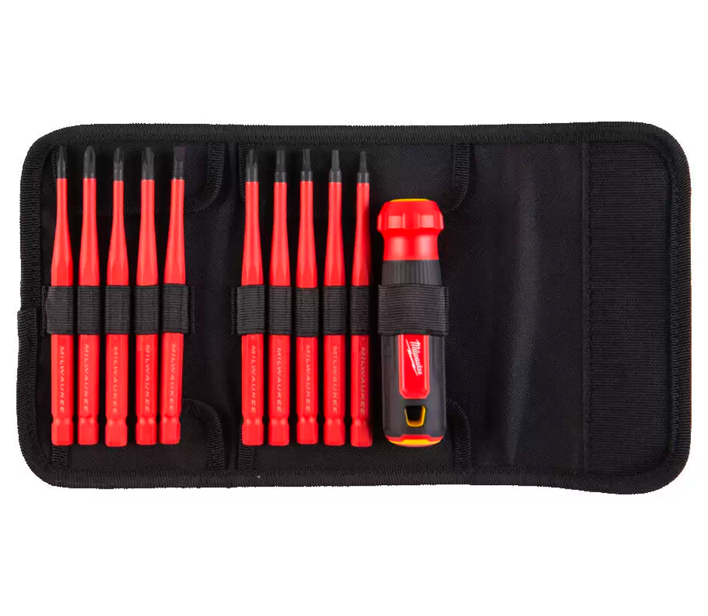 Set de șurubelnițe de electrician 10 buc MILWAUKEE Insulated 10 în 1 Multi-Bit-2