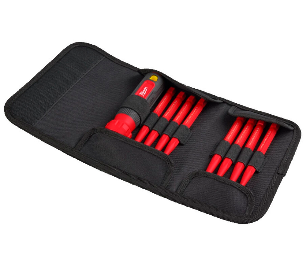Set de șurubelnițe de electrician 10 buc MILWAUKEE Insulated 10 în 1 Multi-Bit-3
