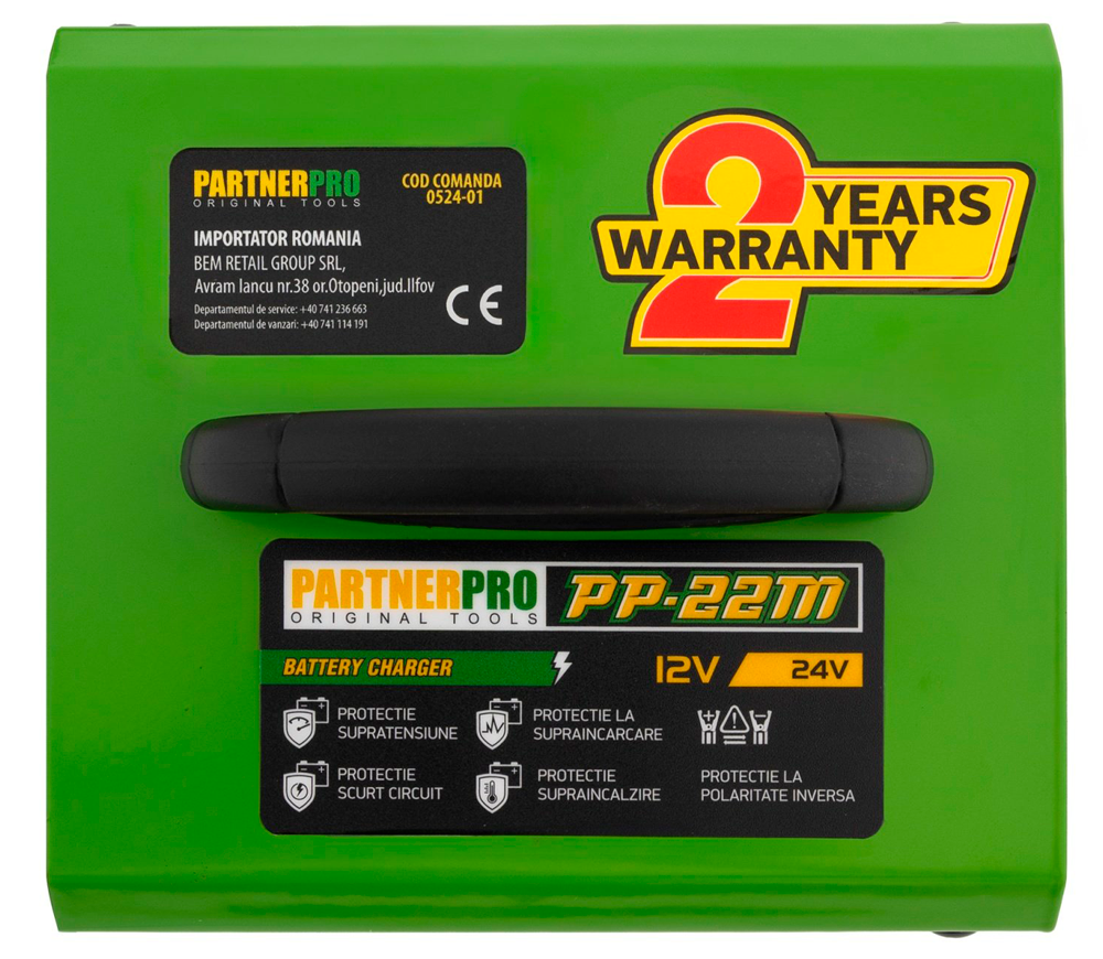 Incarcator acumlator PARTENERPRO PP-22M 20A 12/24V-3