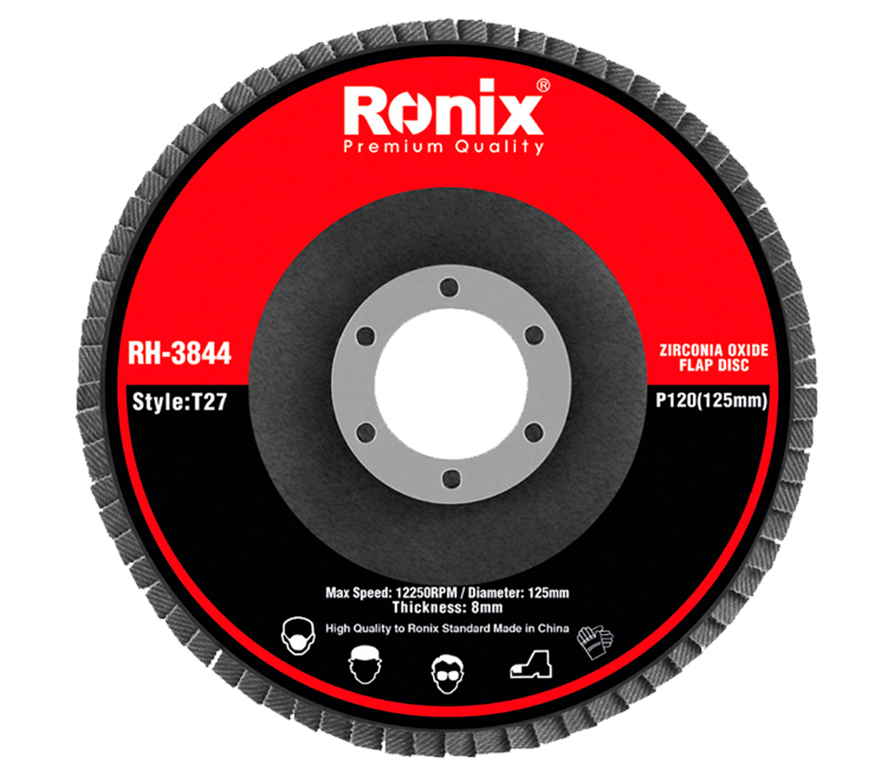 Disc de șlefuit lamelar RONIX RH-3844 P120