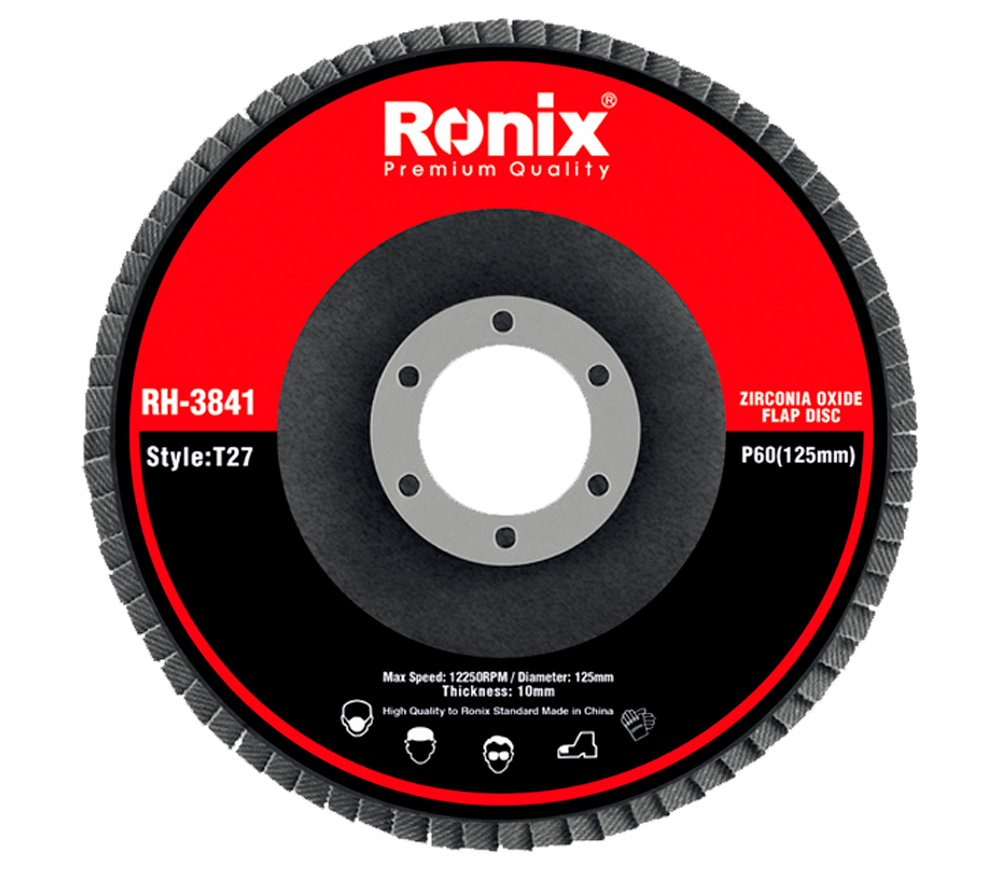 Disc de șlefuit lamelar RONIX RH-3841 P60