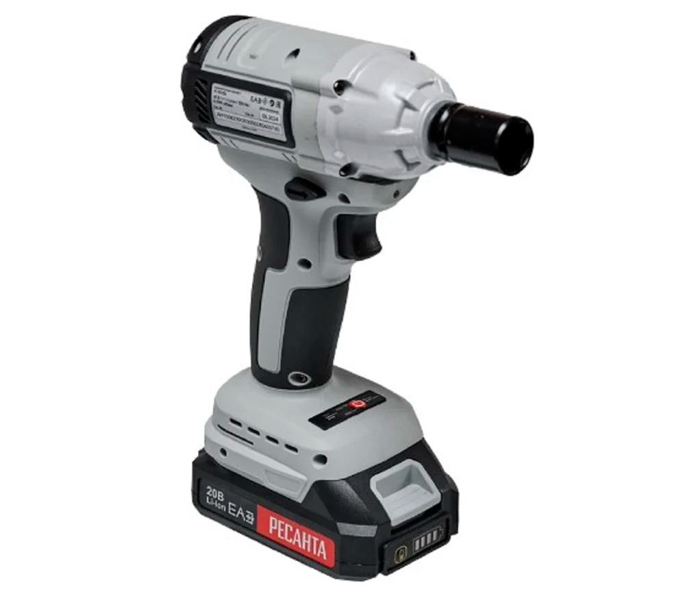 Mașină de înșurubat cu impact cu acumulator RESANTA АГ-300/20Li 20V 2Ah 300Nm-9