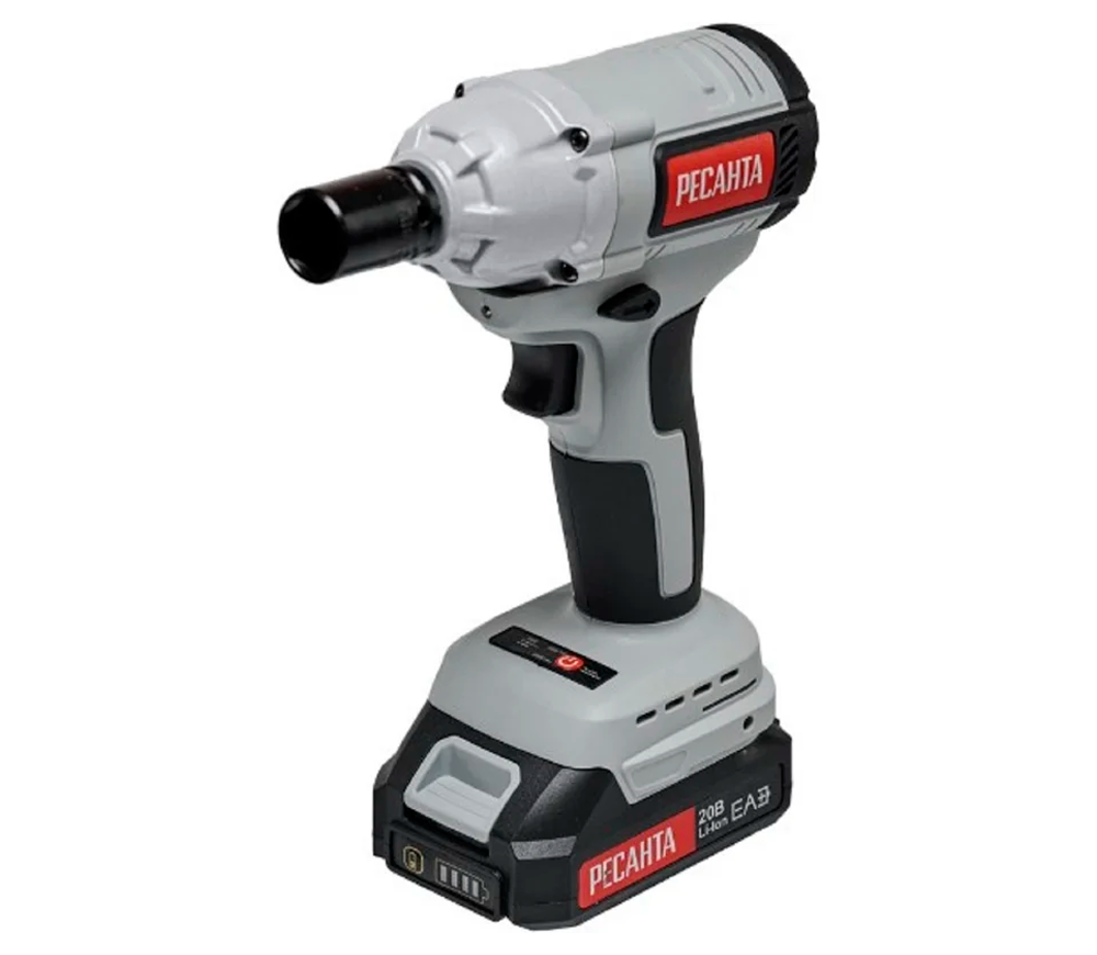 Mașină de înșurubat cu impact cu acumulator RESANTA АГ-300/20Li 20V 2Ah 300Nm