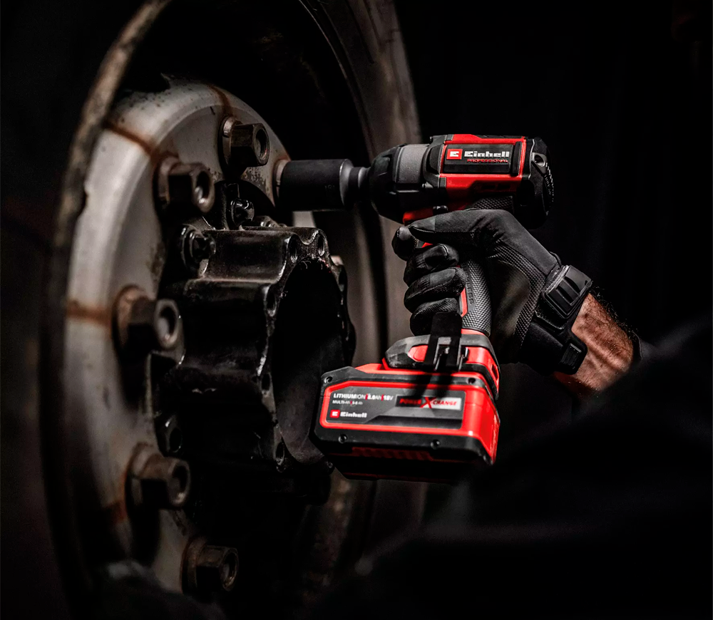 Mașină de înșurubat cu impact cu acumulator (fără bat) EINHELL TP-CW 18/750-C Li BL - Solo 18V  1000Nm-3