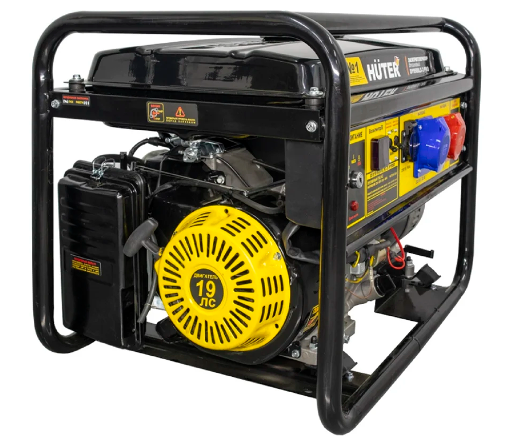 Электрогенератор HUTER DY9500LX-3 PRO  8.5квт Бензин AVR-9