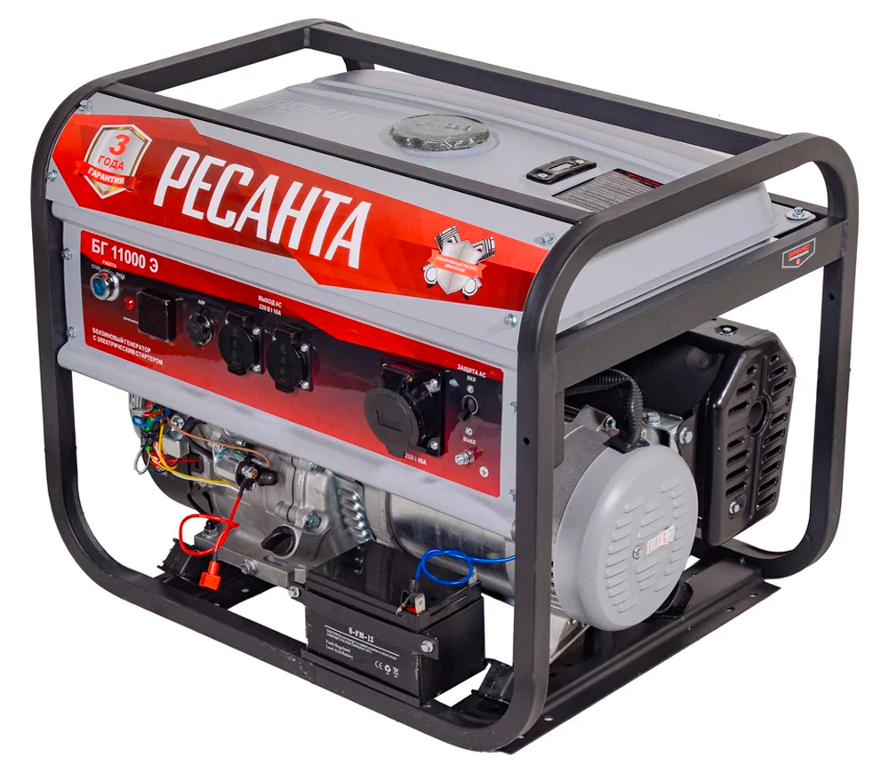Generator electric RESANTA БГ11000 Э 9kw Benzină AVR