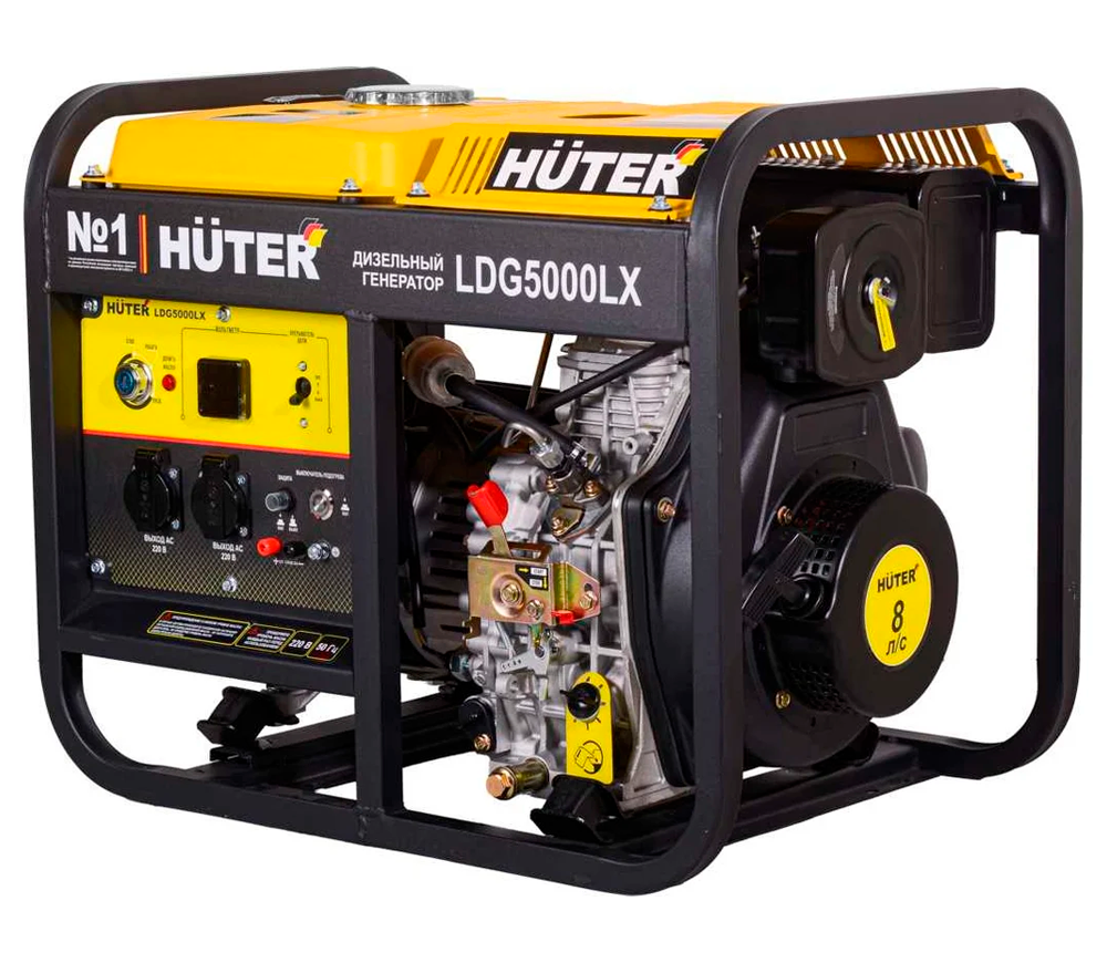 Generator electric HUTER LDG 5000LX 3.3kw Motorină AVR