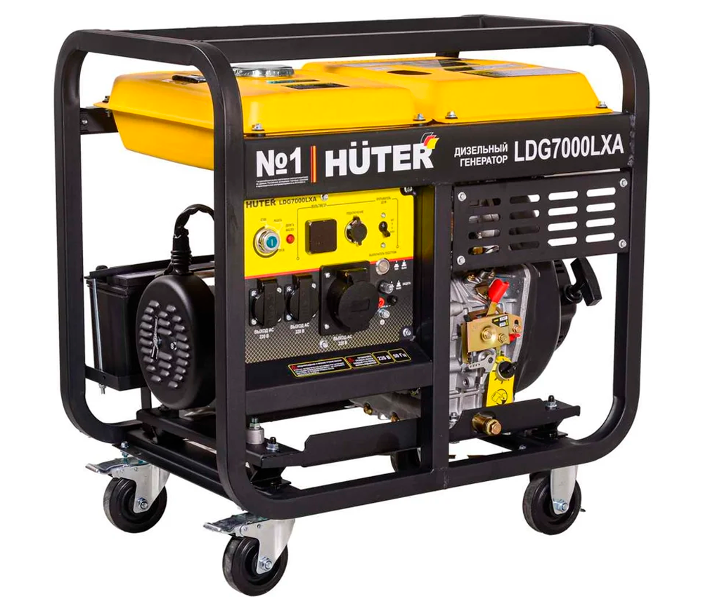 Generator electric HUTER LDG 7000LXA 5.5kw Motorină AVR-2