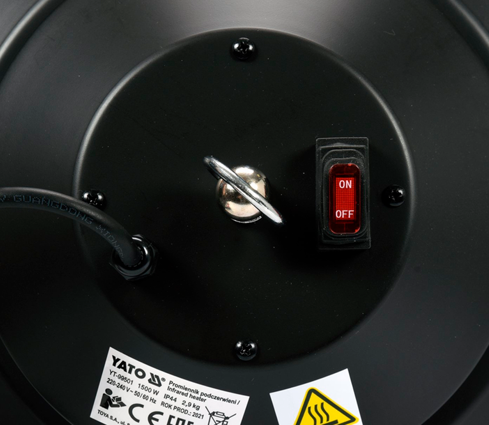Încălzitor cu infraroşu YATO YT99501 1.5kw-4